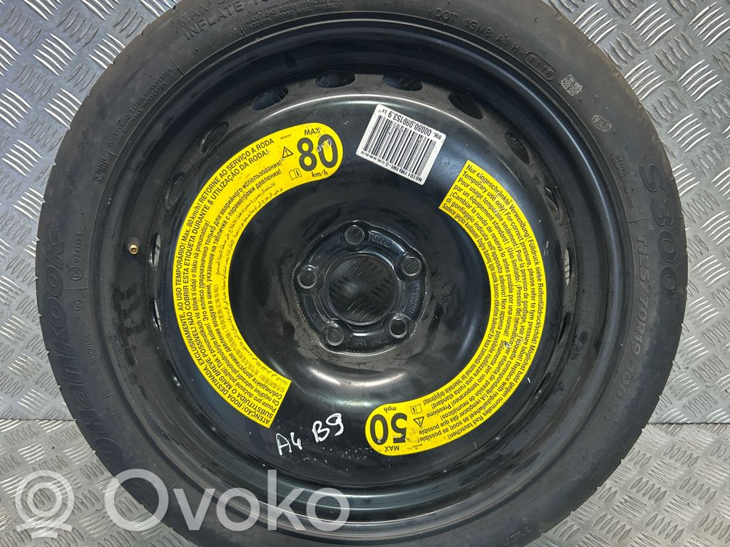 Audi A4 S4 B9 Roue de secours 19 