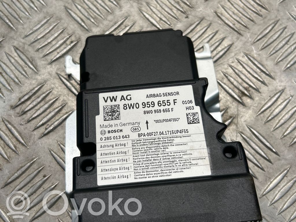 Audi A4 S4 B9 Airbag control unit/module 