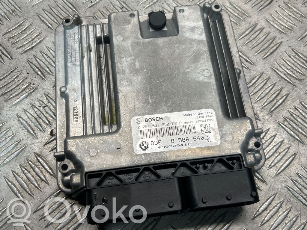 BMW 3 F30 F35 F31 Engine control unit/module 