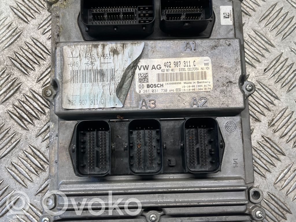 Audi A6 S6 C7 4G Engine control unit/module 