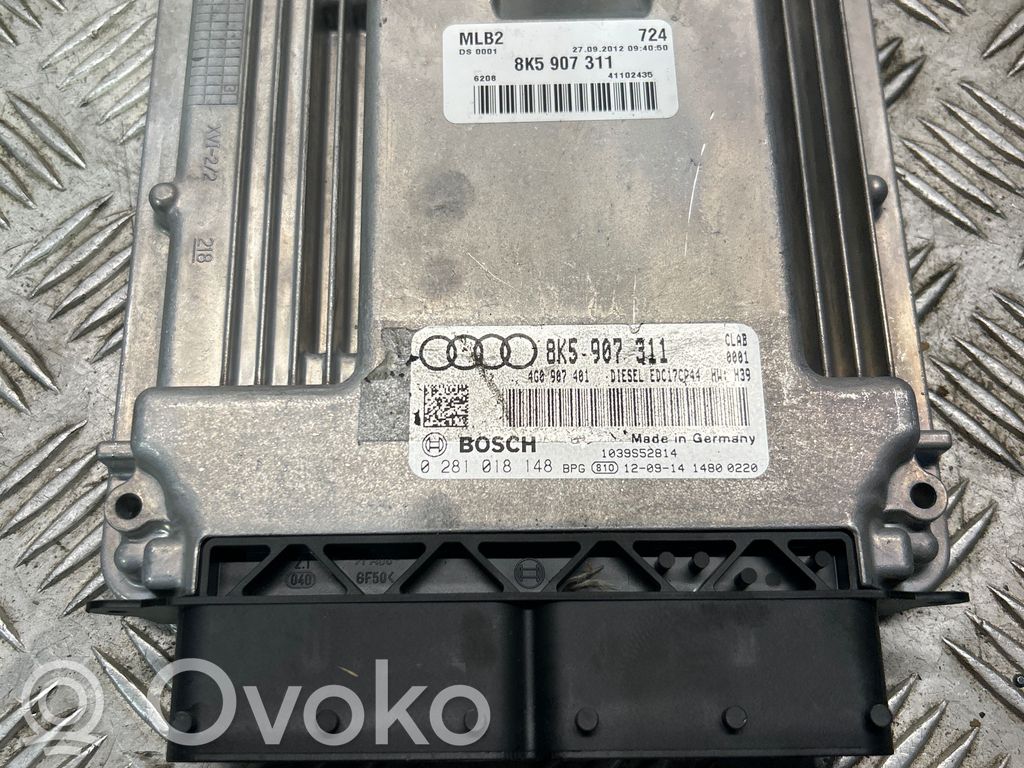 Audi A4 S4 B8 8K Engine control unit/module 