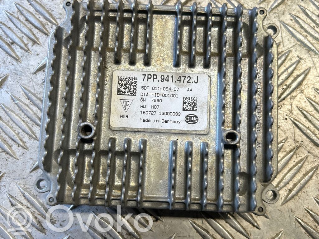 Audi A7 S7 4G Módulo de control de balasto LED 