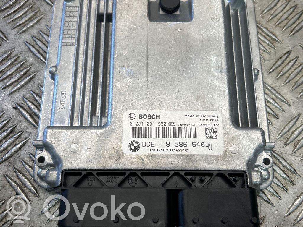 BMW 3 F30 F35 F31 Engine control unit/module 