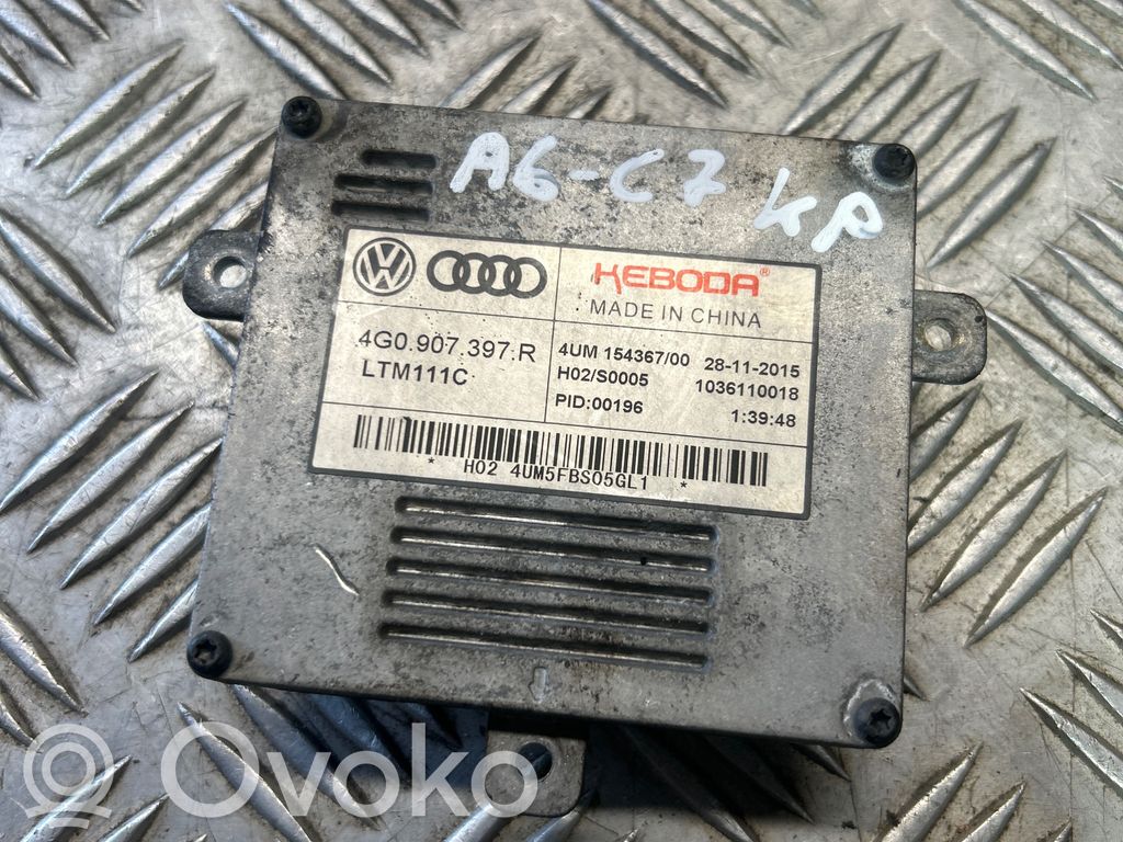 Audi A6 S6 C7 4G Lastre de faros xenón 