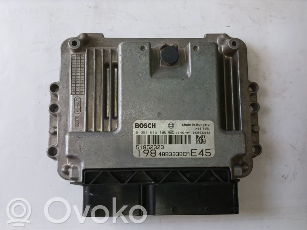 Fiat Bravo Engine control unit/module 