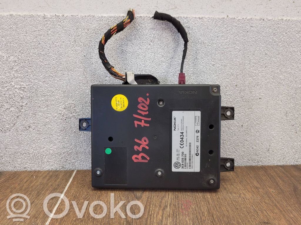 Volkswagen Touareg I Bluetooth control unit module 