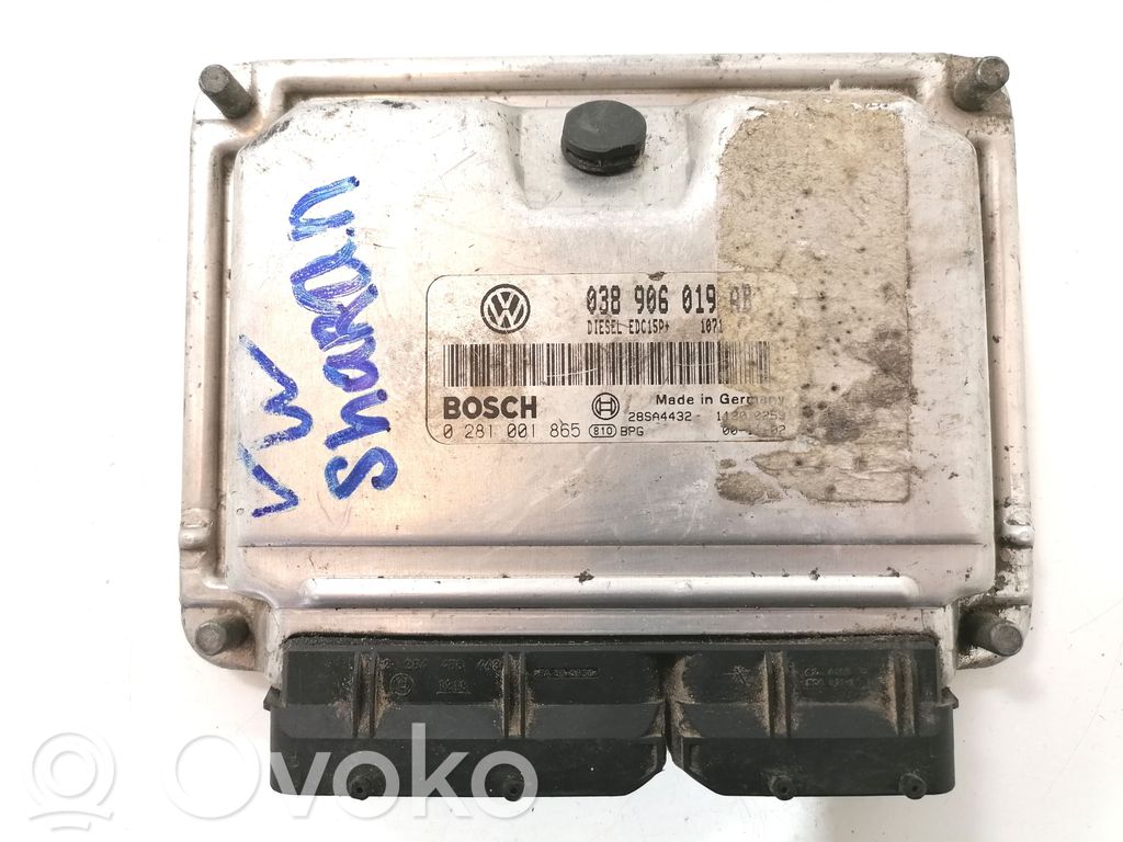 Volkswagen Sharan Engine control unit/module 
