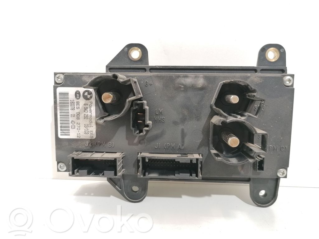 BMW 7 E65 E66 Maitinimo valdymo blokas 