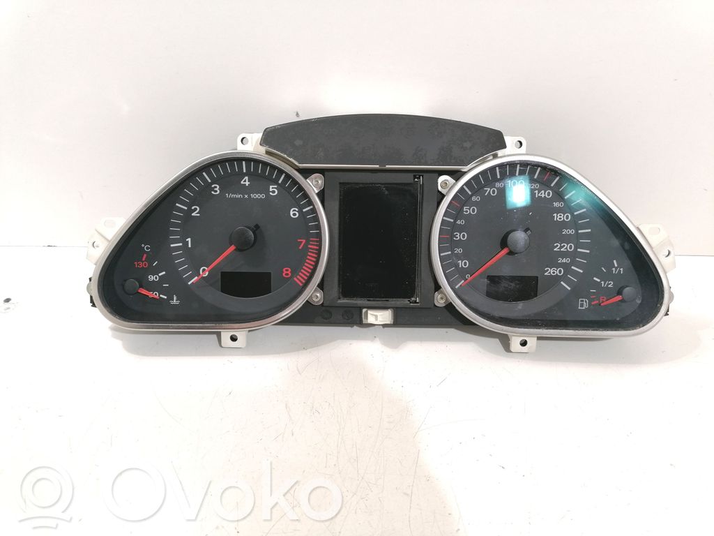 Audi A6 S6 C6 4F Speedometer (instrument cluster) 
