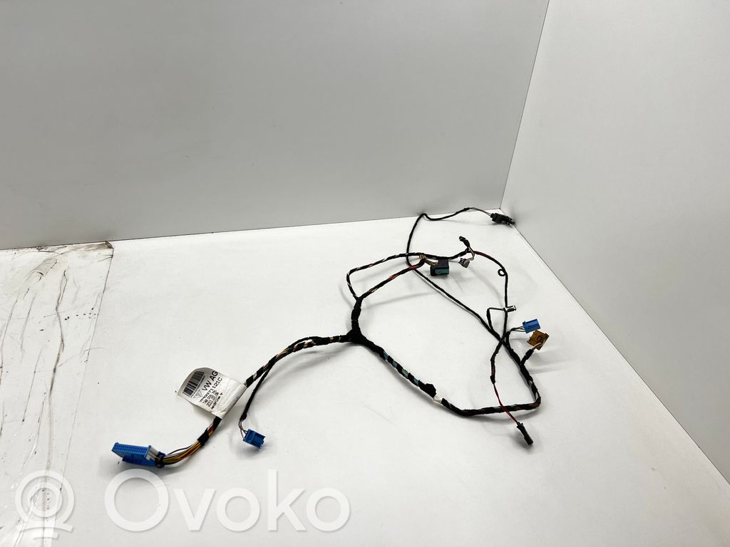 Volkswagen Touareg II Wiązka przewodów drzwi przednich 