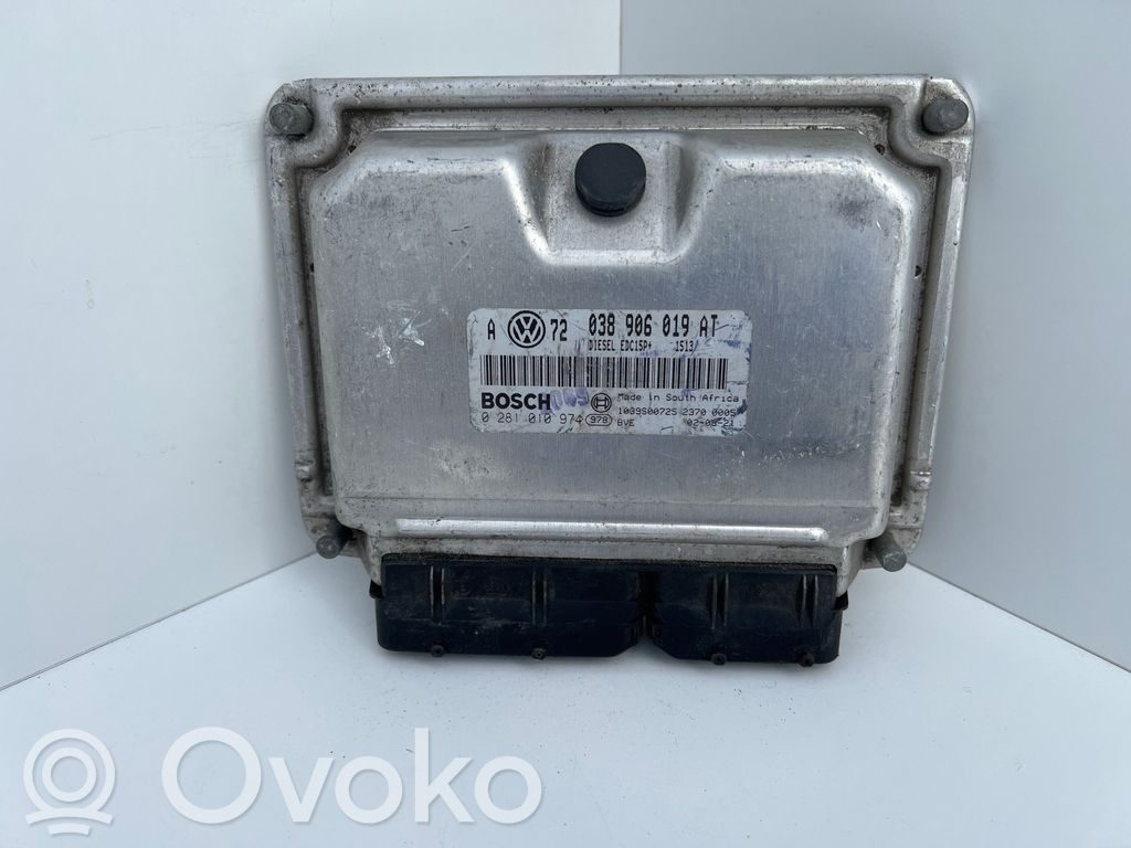 Engine control unit/module   038906019AT,1039S00725,0281010974