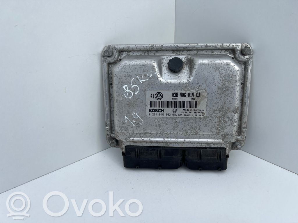 Engine control unit/module   038906019CJ,0281010302,28SA432