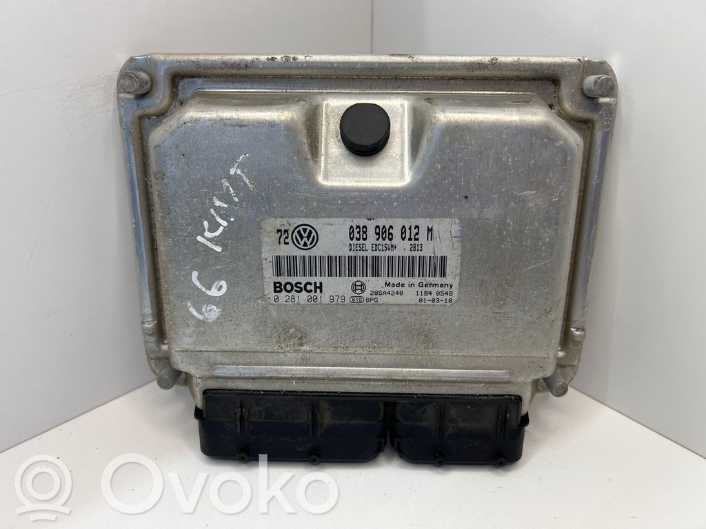 Engine control unit/module   038906012M,0281001979,28SA4240