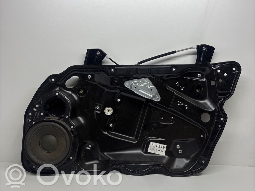 Volkswagen PASSAT B6 Mechanizm podnoszenia szyby przedniej bez silnika 