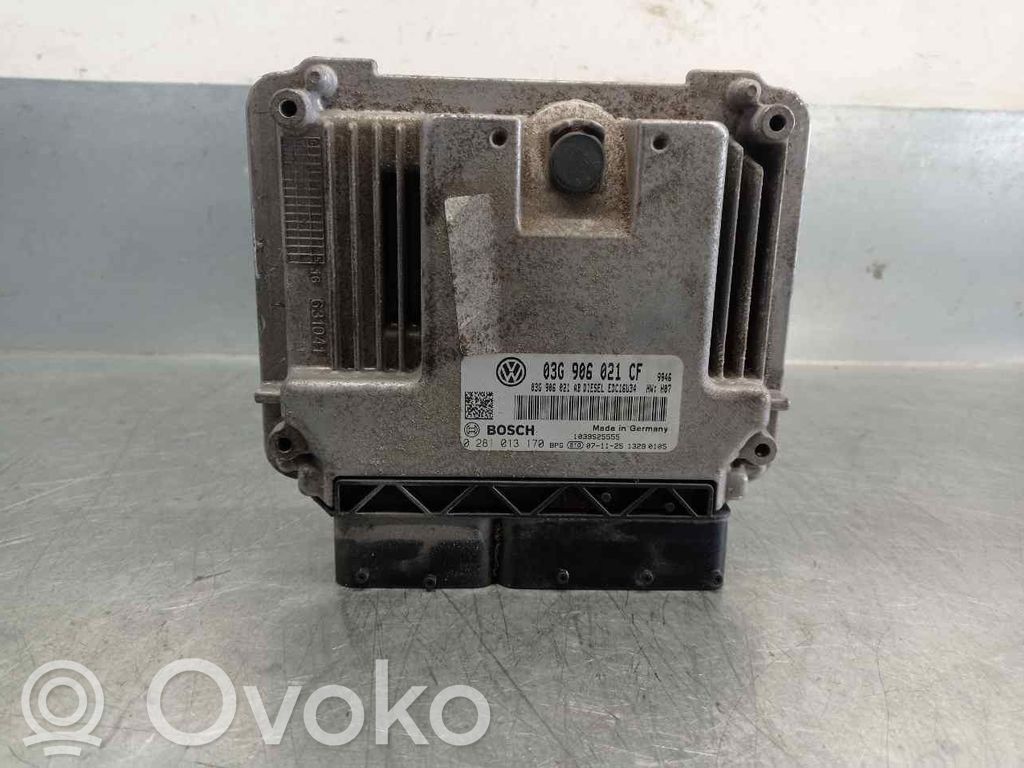 Engine control unit/module   03G906021CF,0281013170,BOSCH