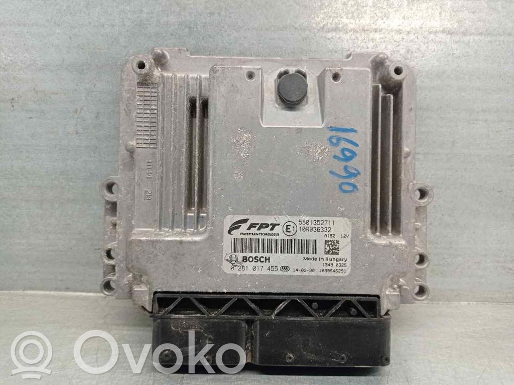 Engine control unit/module   5801352711,0281017455,BOSCH