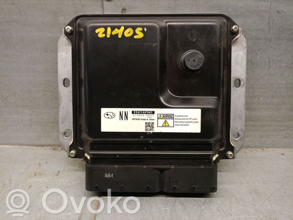 Engine control unit/module   22611AP841,2758009843DENSO