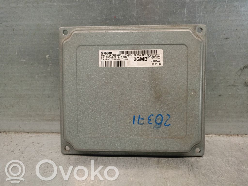 Sterownik / Moduł ECU   7M5112A650AFB,S118934202B,SIEMENS