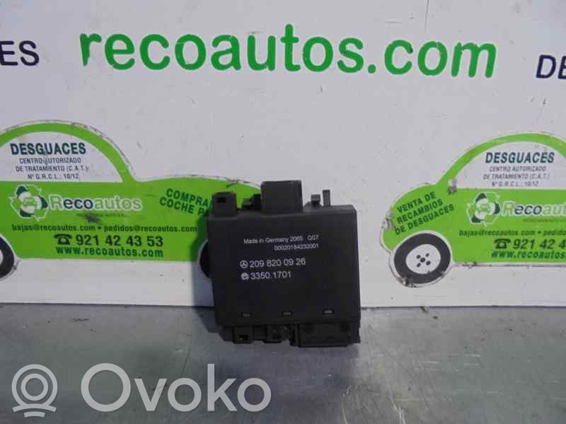 Mercedes-Benz CLK A209 C209 Module confort