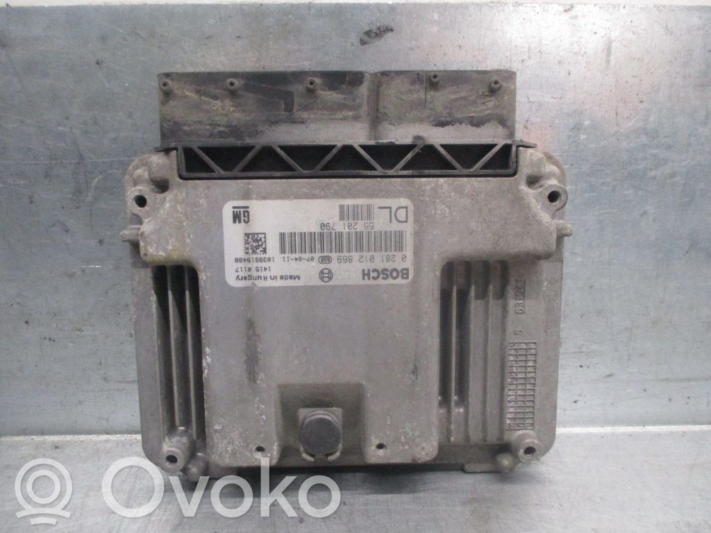 Unidad de control/módulo del motor   55201790,0281012869,BOSCH