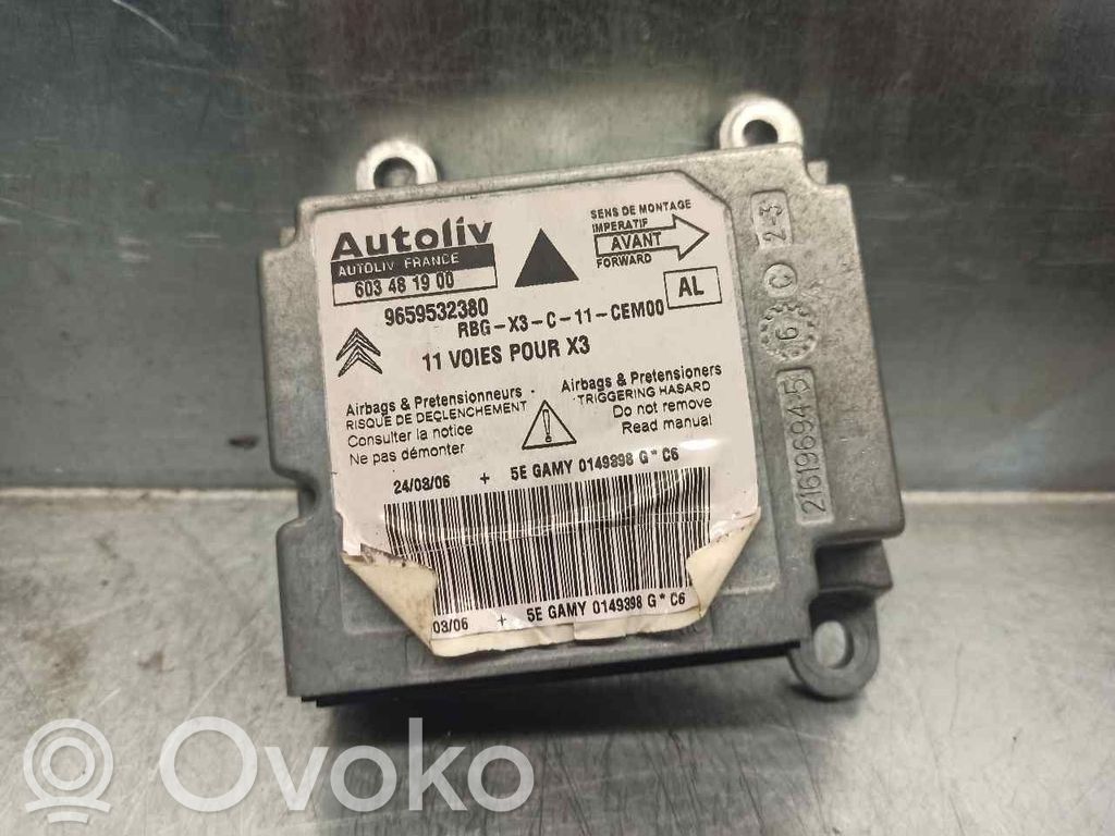 Citroen C5 Centralina/modulo airbag