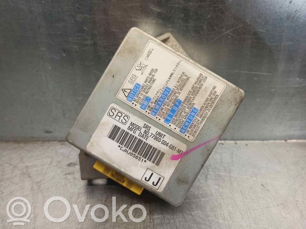 Centralina/modulo airbag   77960S04G81M1