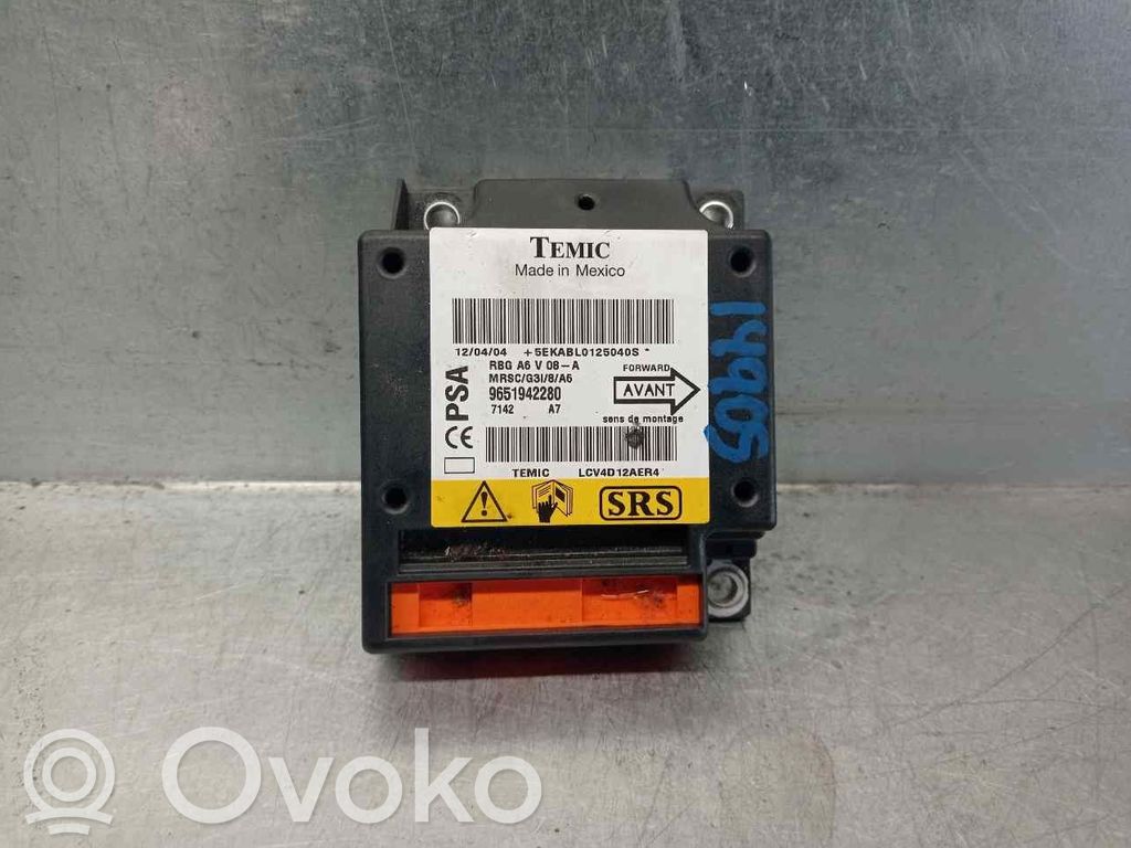 Airbag control unit/module   9651942280,TEMIC