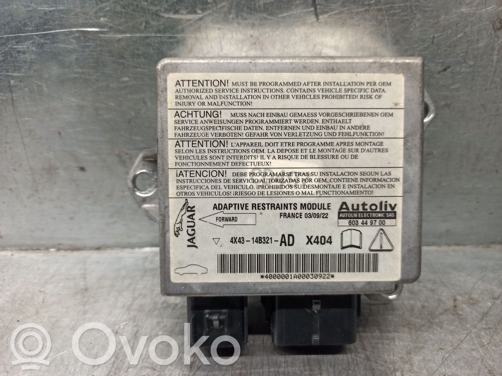 Jaguar X-Type Airbag control unit/module 