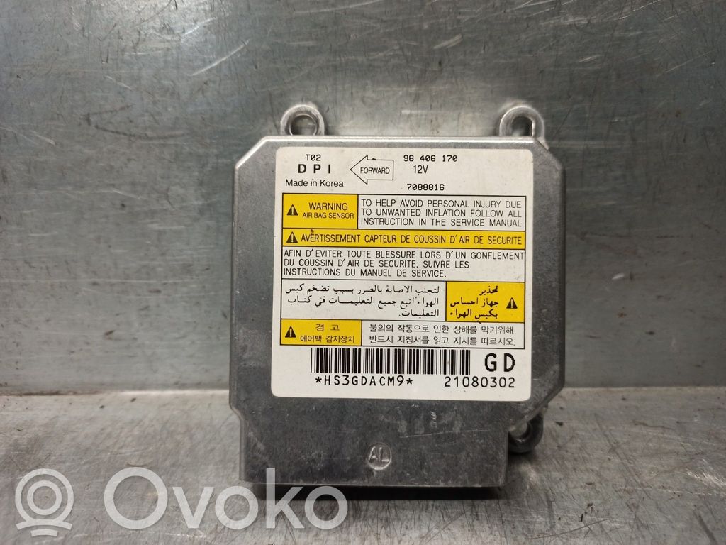 Daewoo Kalos Airbag control unit/module 