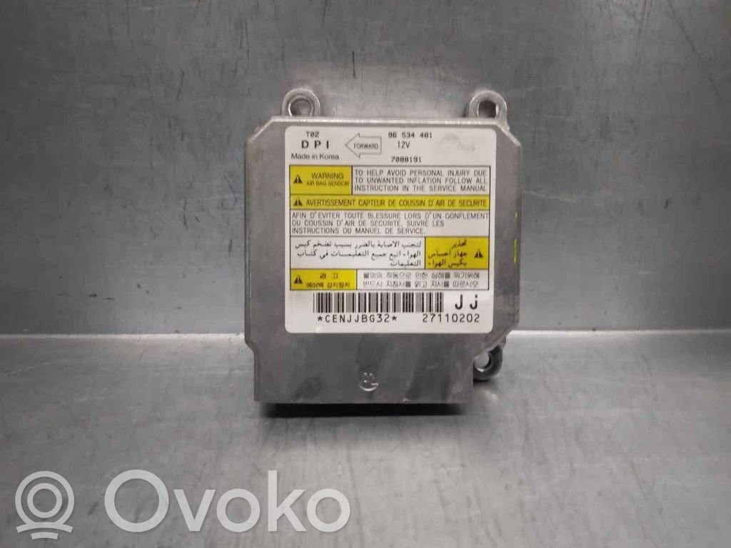 Daewoo Kalos Airbag control unit/module 