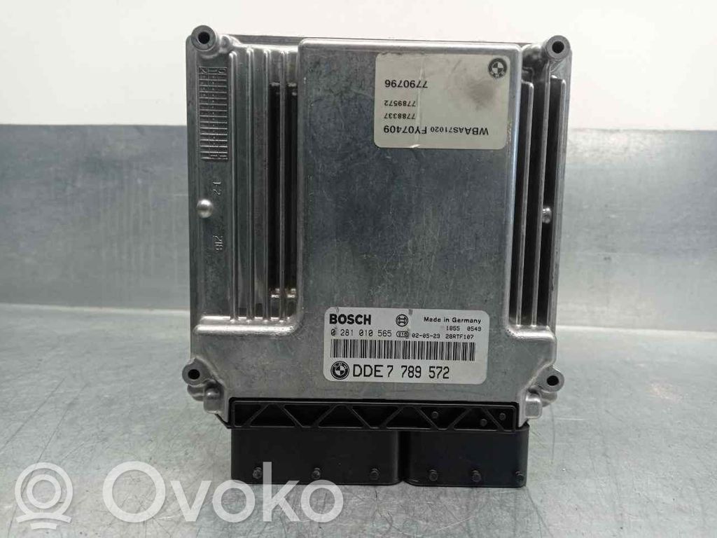 Engine control unit/module   7789572,0281010565,BOSCH