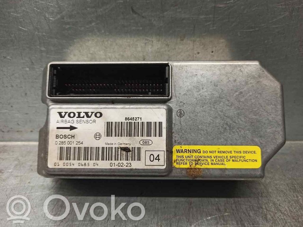 Centralina/modulo airbag   8645271,0285001254,BOSCH