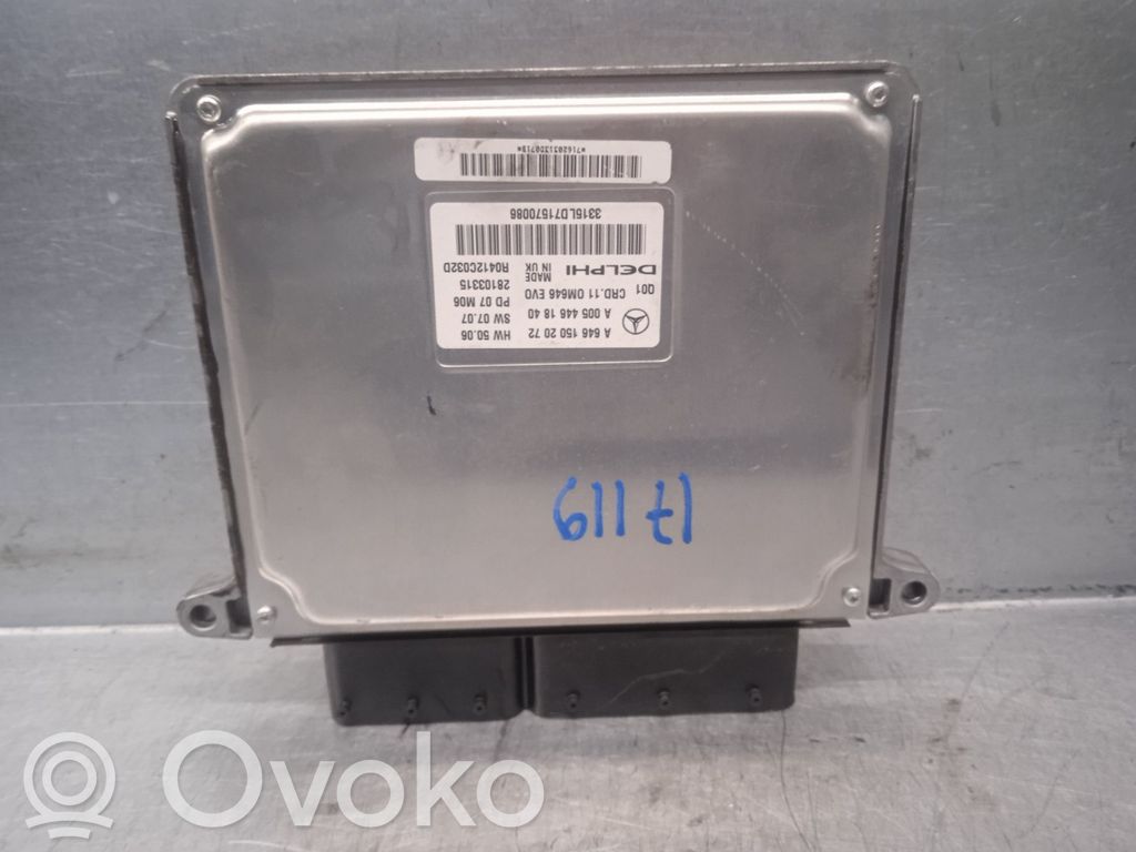 Mercedes-Benz C W203 Unitate/modul de control motor 
