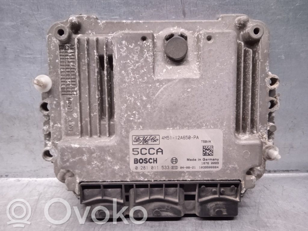 Engine control unit/module   4M5112A650PA,0281011533,BOSCH
