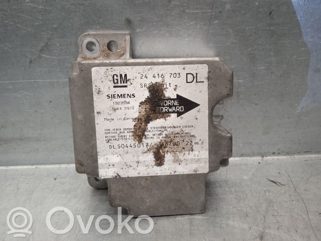 Opel Astra G Centralina/modulo airbag