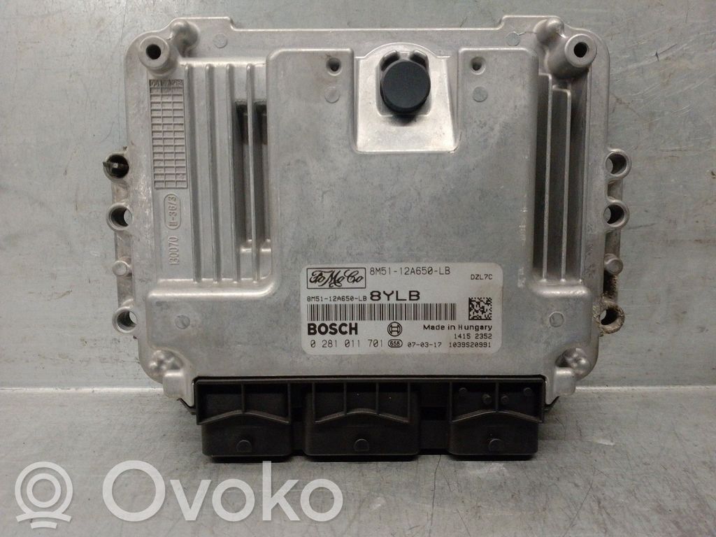 Unidad de control/módulo del motor   8M5112A650LB,0281011701,BOSCH