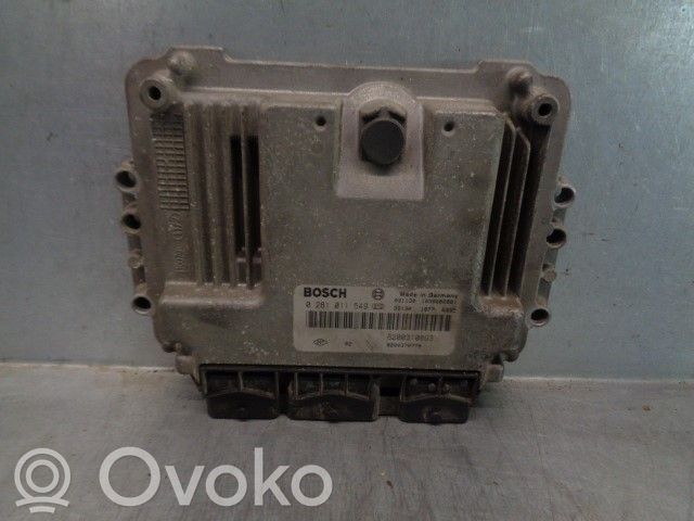 Unidad de control/módulo del motor   8200310863,0281011549,BOSCH