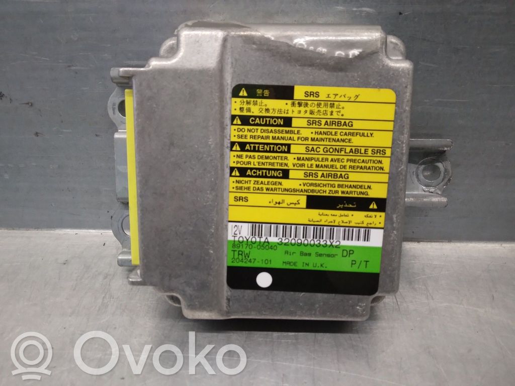 Toyota Avensis T220 Sterownik / Moduł Airbag 