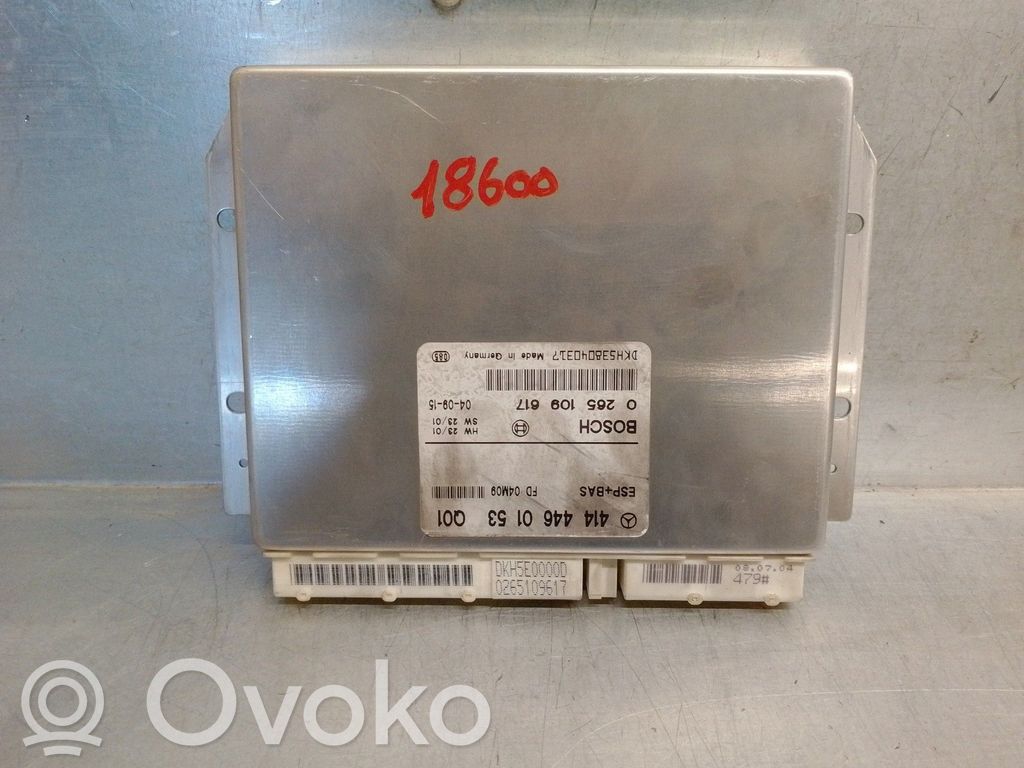 Mercedes-Benz Vaneo W414 Centralina/modulo airbag 
