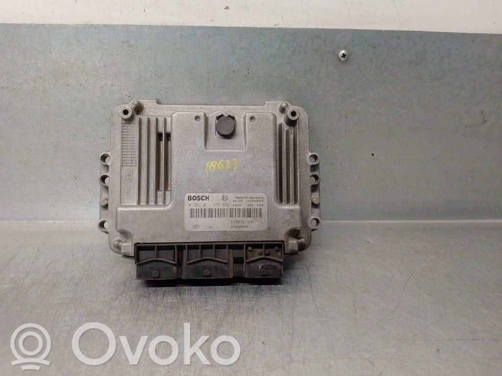 Unidad de control/módulo del motor   8200391966,0281011776,BOSCH