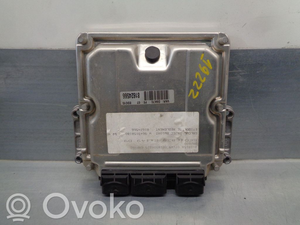 Engine control unit/module   9649158180,0281011338,BOSCH