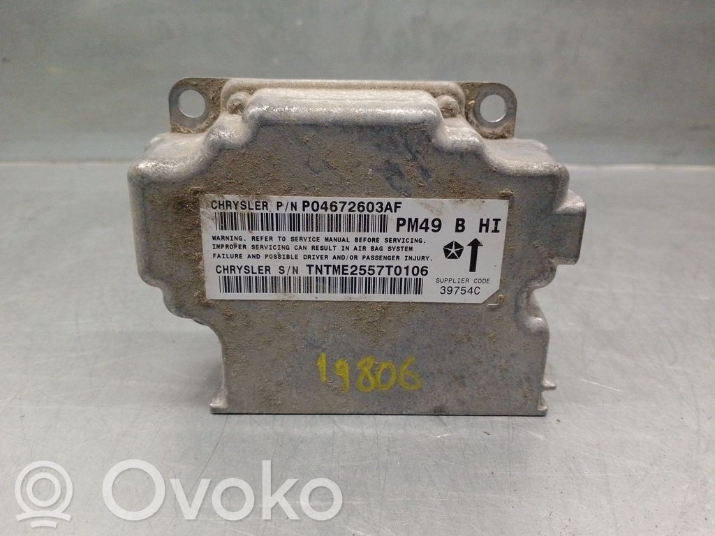 Dodge Caliber Airbag control unit/module 