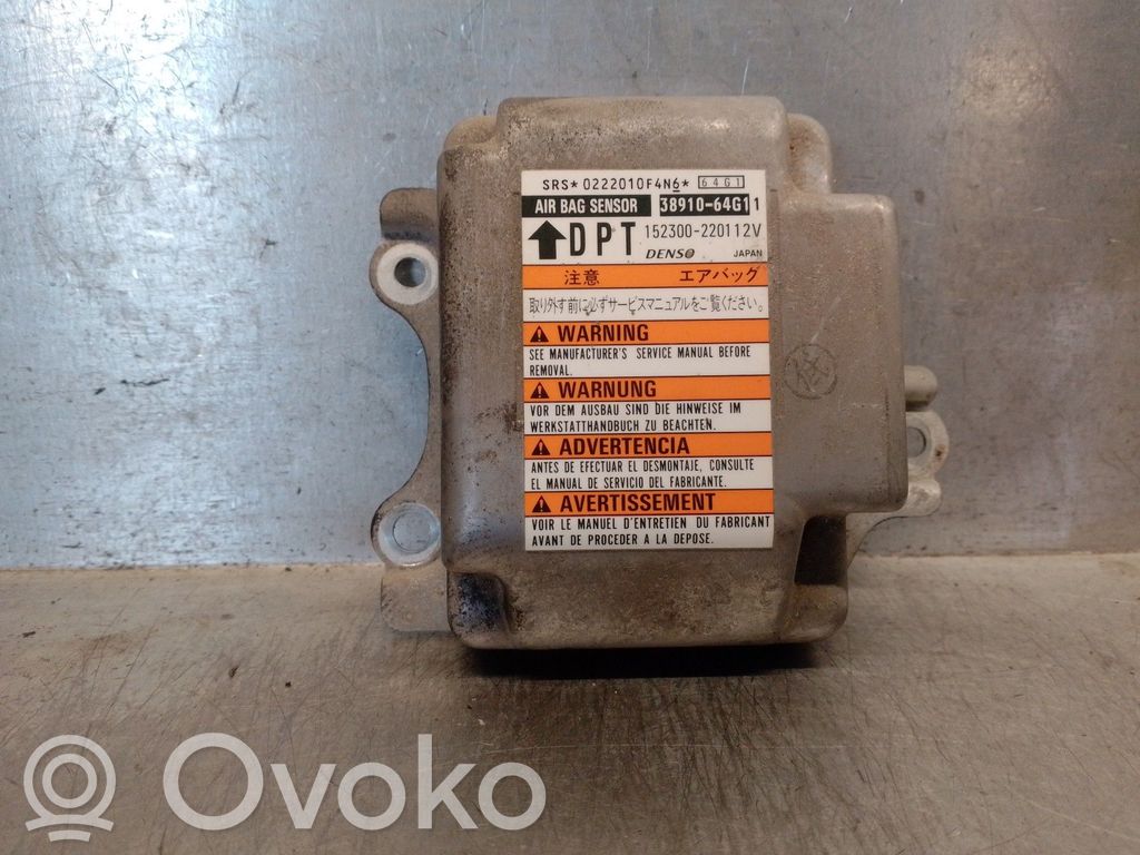 Suzuki Baleno EG Unidad de control/módulo del Airbag 