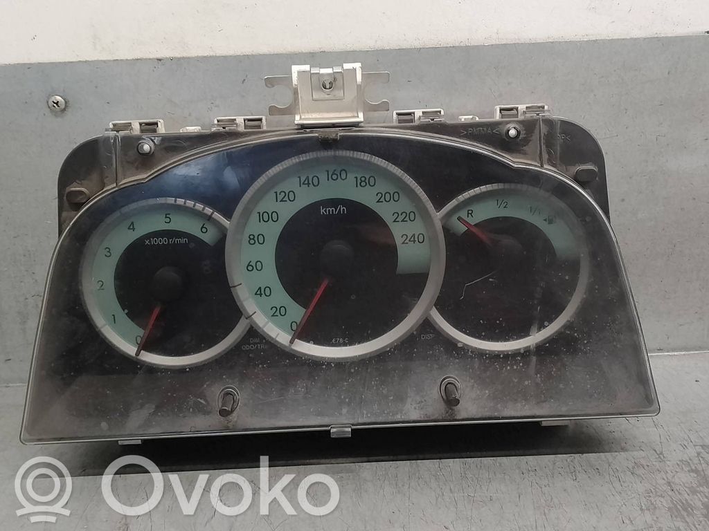 Toyota Corolla Verso E121 Spidometrs (instrumentu panelī) 