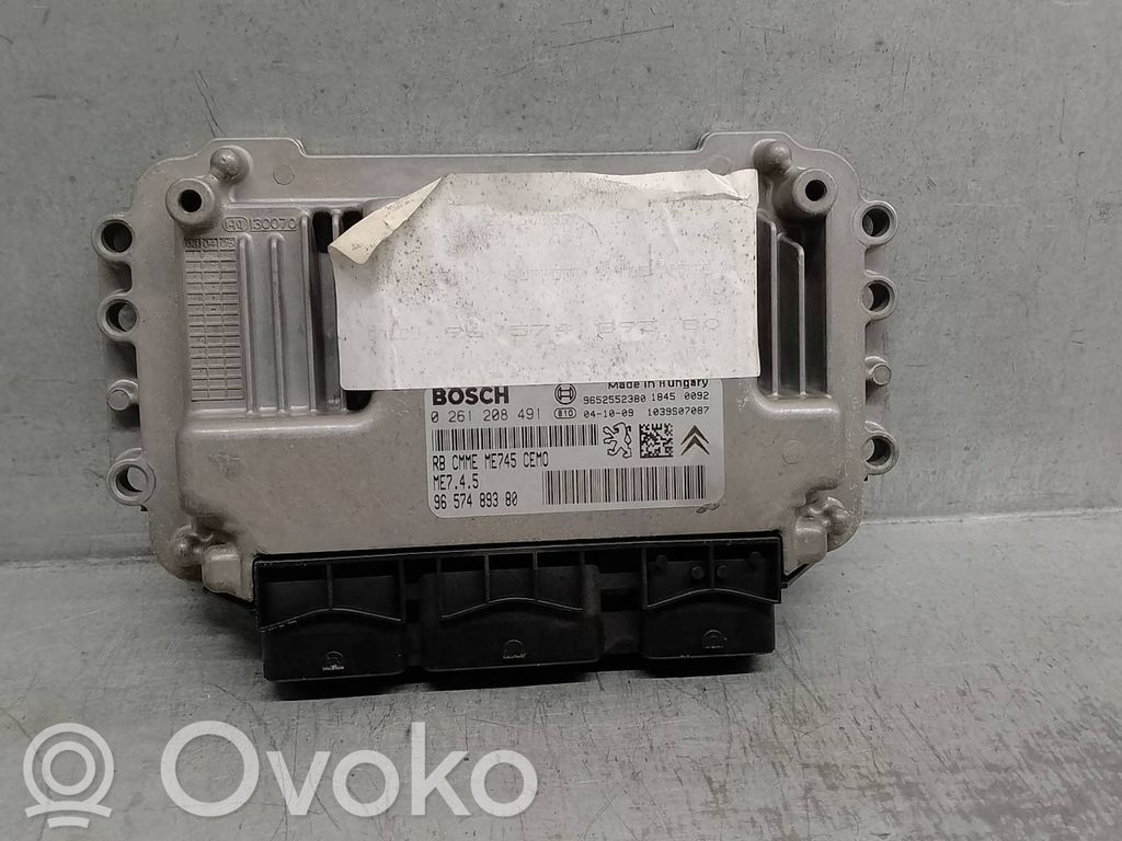 Engine control unit/module   9657489380,0261208491,BOSCH