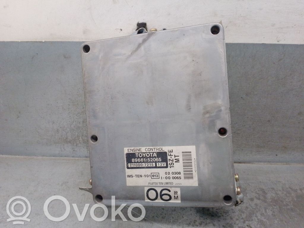 Toyota Yaris Sterownik / Moduł ECU 