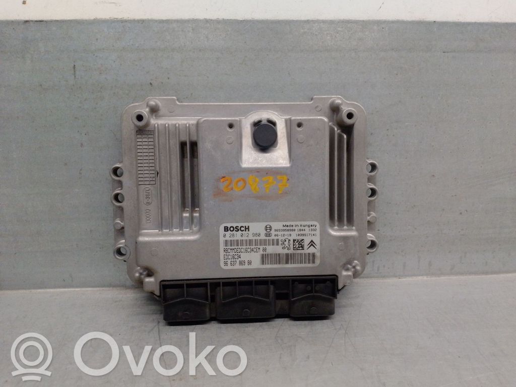Citroen C4 Grand Picasso Sterownik / Moduł ECU 