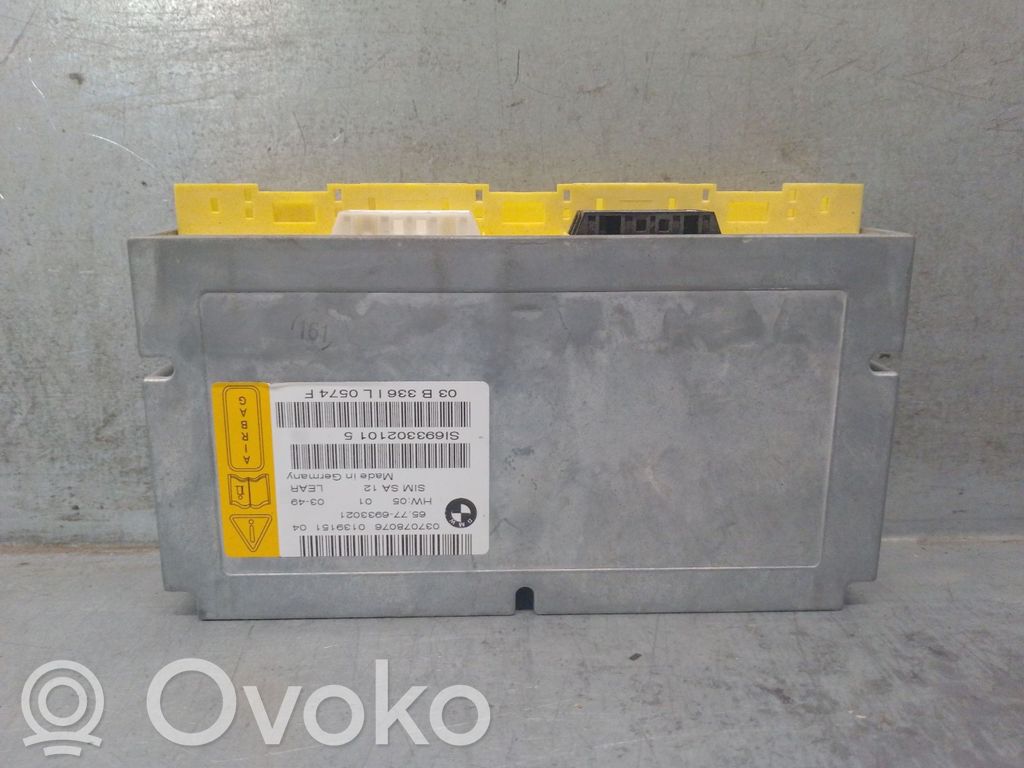 BMW 7 E65 E66 Centralina/modulo airbag 