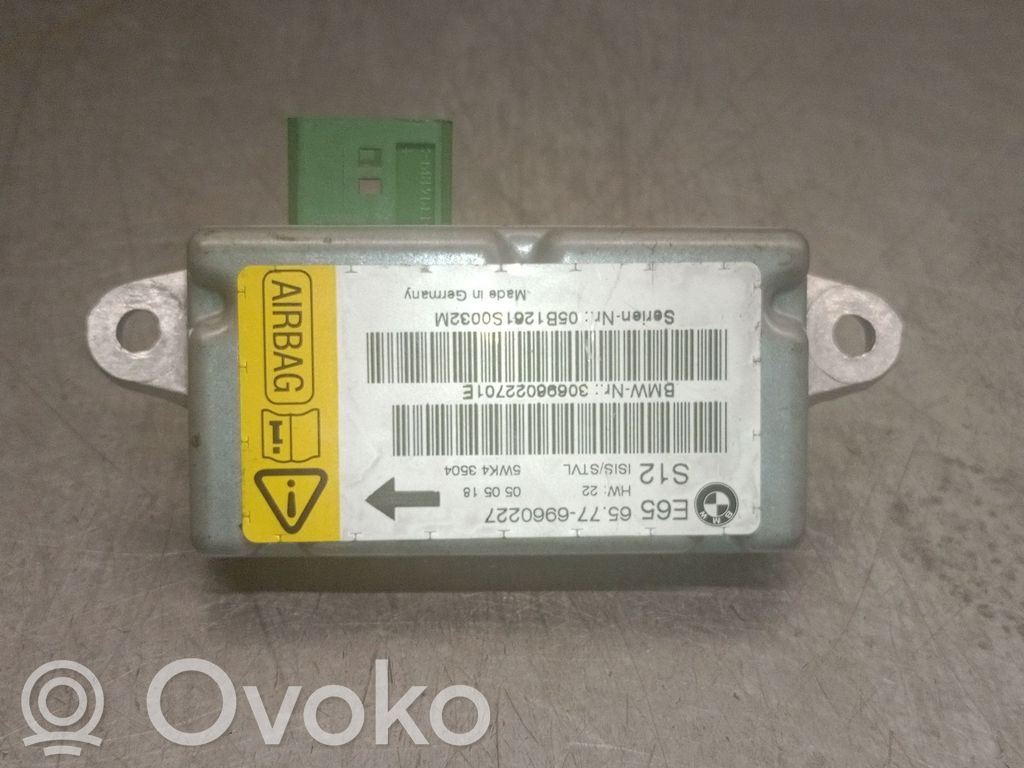 Unidad de control/módulo del Airbag   65776960227,5WK43504