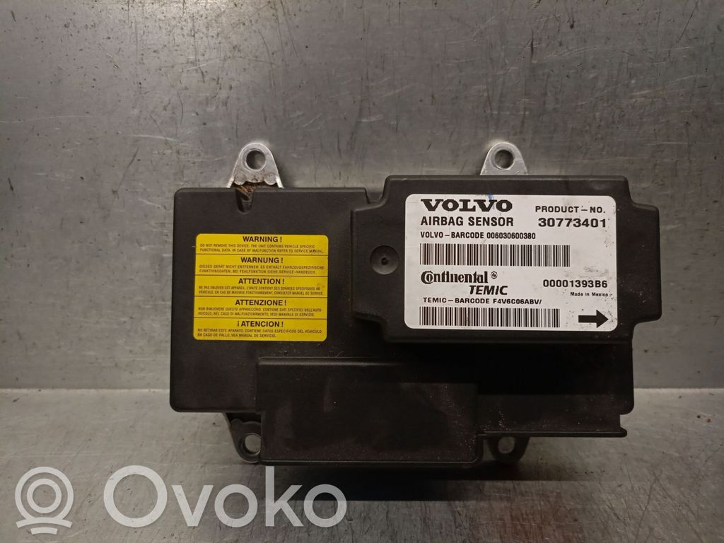 Centralina/modulo airbag   30773401,00001393B6TEMIC